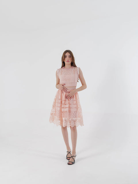 Vestido De Encaje Alexis - Talla S