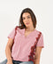 Blusa Sandro Cuello V - Talla XS